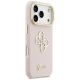 4. Guess Grained Big 4G & Stand Camera Case for iPhone 17 Pro - Pink