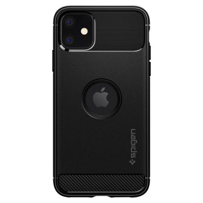 2. Spigen Rugged Armor iPhone 11 Case - Matte Black