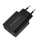 2. Wozinsky CWCUCB 30W USB-C / 2 x USB-A Wall Charger - Black