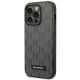 2. Karl Lagerfeld Saffiano Mono Metal Logo iPhone 14 Pro Max 6.7" Case - Gray