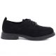 6. Women's black suede shoes Vinceza 62332