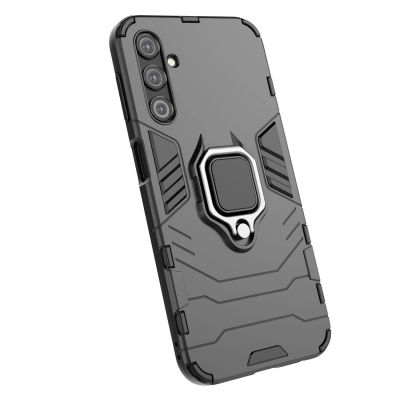 7. Ring Armor case for Samsung Galaxy A24 4G armored cover magnetic holder ring black