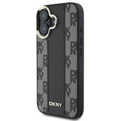 2. DKNY Checkered Pattern Magsafe iPhone 16 Plus Case - Black
