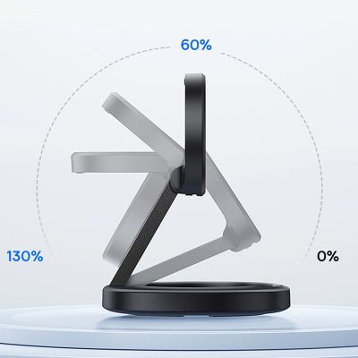 9. Baseus EnerFill FF11 15W Foldable Inductive Charger with 20W Wall Charger and 1m USB-C Cable - Black