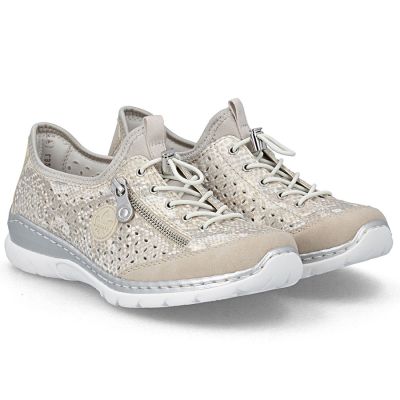 4. Women's sports shoes, openwork gold, Rieker L3252-92