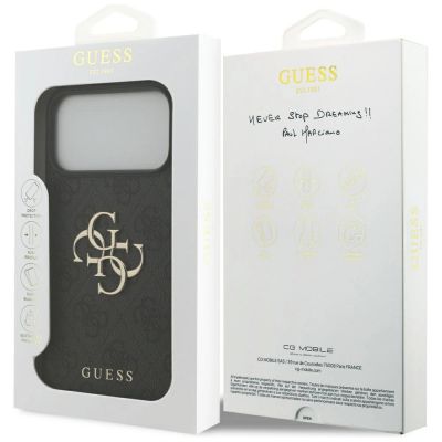 8. Guess 4G Big Logo Case for iPhone 17 Pro Max - Black