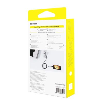 7. Baseus Dura USB-Type C Cable 60W 2m (Black-Gold)