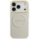 3. Guess Peony Hot Stamp MagSafe Case for iPhone 17 Pro - Beige