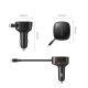 2. Orico FC-66-1A2C 66W Car Charger with Built-in Retractable USB-C Cable - Black
