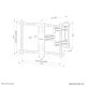 27. Neomounts WL40S-850BL16 TV mount 177.8 cm (70") Black