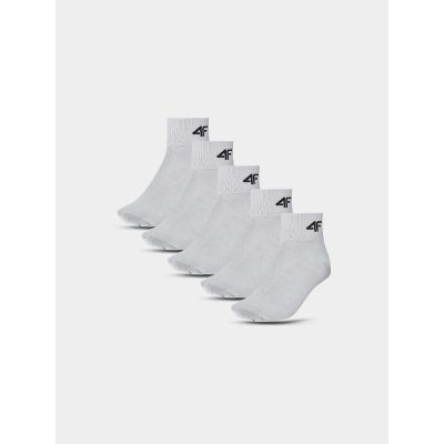 Casual ankle socks (5-pack) for children 4F 4FJWMM00USOCU295-93S