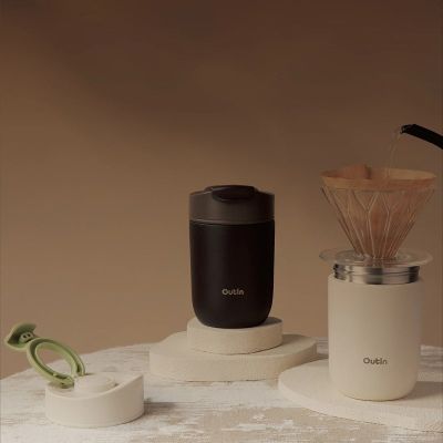 13. Outin OT-TUM-01-SW Travel Mug 350 ml Sand Stainless Steel