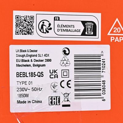18. BLACK+DECKER BLACK+DECKER BEBL185 leaf blower