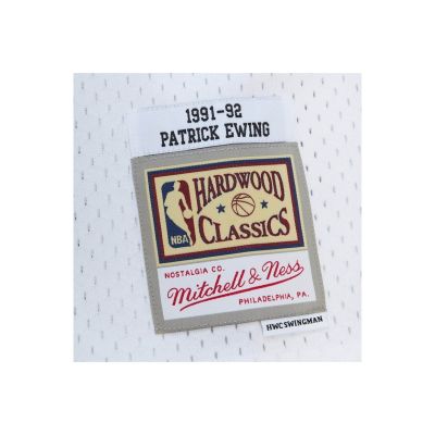7. Mitchell & Ness NBA Cracked Cement Swingman Jersey Knicks 1991 Patrick Ewing M TFSM5934-NYK91PEWWHIT