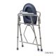 6. Folding toilet chair with adjustable height