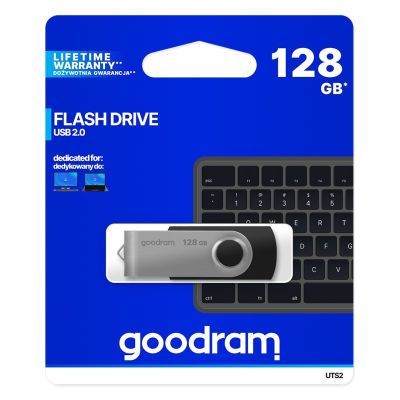5. GoodRam Twister UTS2-1280K0R11 (128GB; USB 2.0; black)