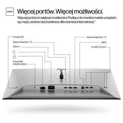4. HP LED MONITOR 23.8”S7 Pro 724pf (8X530AA) 100Hz