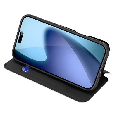2. Dux Ducis Skin Pro Case for iPhone 17 Air with Flip and Card Slot - Black