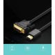 3. Ugreen HDMI - DVI 4K 60Hz 30AWG 1m black cable (30116)