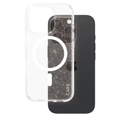 2. CARE by PanzerGlass Flagship Star Lit Case iPhone 16 Pro 6.3" white/white MagSafe 1342