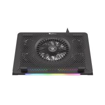 Genesis Oxid 450 RGB 15.6" laptop cooling pad with fan, backlight, 2 USB