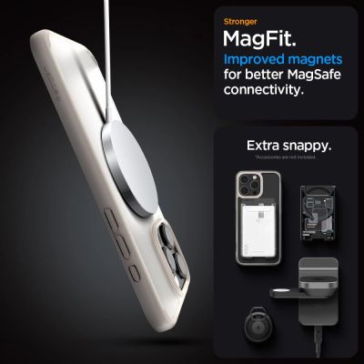8. Spigen Ultra Hybrid Mag case with MagSafe for iPhone 16 Pro Max - titanium