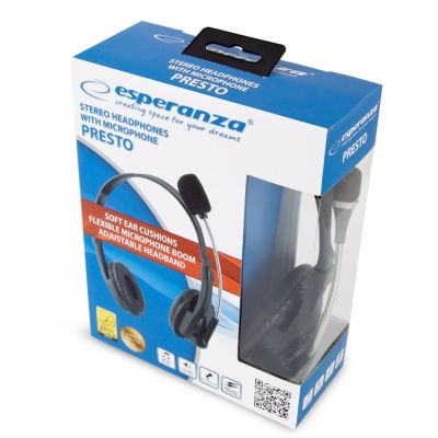 3. Esperanza EH115 headphones (black color