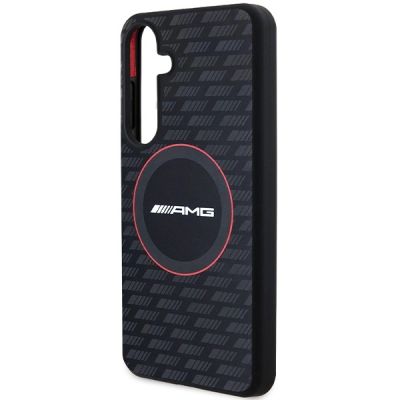 6. AMG Silicone Carbon Pattern MagSafe case for Samsung Galaxy S24+ - black
