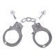 2. MIL-TEC Chain Handcuffs, Nickel Plated MT