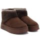 4. Big Star brown waterproof platform snow boots UU274171