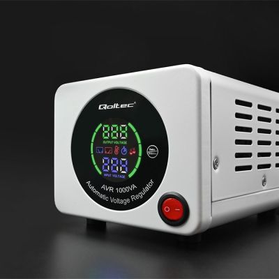 7. QOLTEC AUTOMATIC VOLTAGE STABILIZER AVR 1000VA