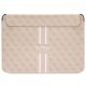 Guess 4G Printed Stripes cover for a 14" laptop - pink