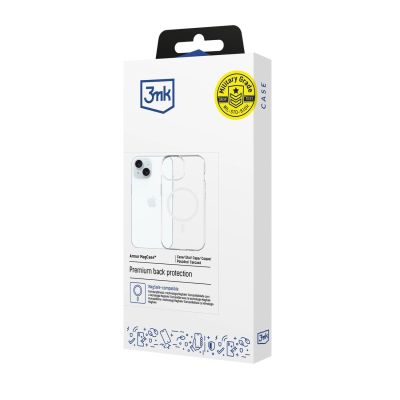 15. 3mk Armor MagCase for iPhone 15 - transparent