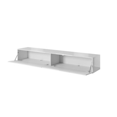 2. SLIDE 200 TV cabinet, all in white gloss