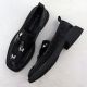 4. Ladies' loafers with butterflies, black, Potocki SZ12650