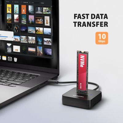 5. Axagon ADSA-M2C11L Hard Drive Docking Station USB 3.2 Gen 2 (3.1 Gen 2) Type-C Black