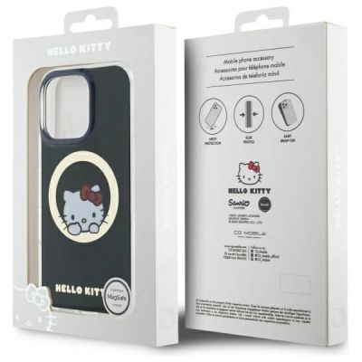 8. Hello Kitty IML Sweet Kitty Magsafe Case for iPhone 16 Pro Max - Black