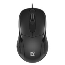 DEFENDER WIRED MOUSE STANDARD MB-580 BLACK OPTICAL 1000DPI 3P 52580
