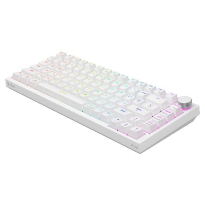 15. SAVIO MECHANICAL KEYBOARD ASTRAL WHITE OUTEMU WHITE JADE RGB
