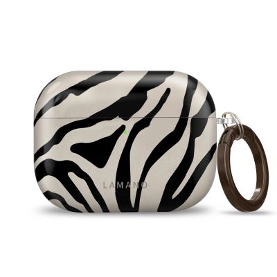 3. Tech-Protect Lamano case for AirPods Pro 3 - black and beige