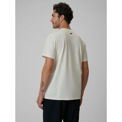 2. Men's regular printed T-shirt 4F 4FRSS26TTSHM4238-11S