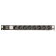2. GEMBIRD 19-inch Rack Power Strip PDU EG-PDU-014 1U, 16 A, 8 x SCHUKO, 3 m Cable
