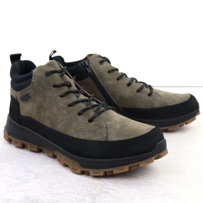 7. Waterproof Khaki Men's Hiking Boots Rieker 35508-25