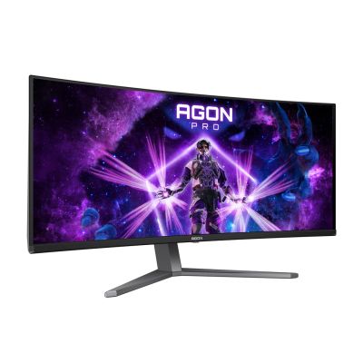 5. AOC AGON PRO AG346UCD Computer Monitor 86.4 cm (34") 3440 x 1440 px Wide Quad HD QD-OLED Black, Gray