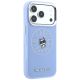 4. Karl Lagerfeld Point & Choupette Sketch MagSafe Case for iPhone 18 Pro / 17 Pro - Blue