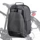 22. Wozinsky bicycle trunk bag, bicycle backpack with frame, 2-in-1, 40l, black (WBB33BK)