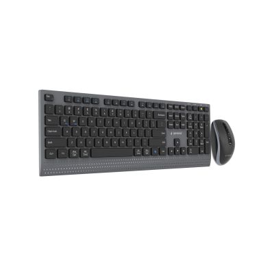 3. GEMBIRD WIRELESS KEYBOARD + MOUSE DUAL MODE SET, 2.4 GHZ + BT, SLIM, US LAYOUT, BLACK