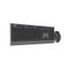 3. GEMBIRD WIRELESS KEYBOARD + MOUSE DUAL MODE SET, 2.4 GHZ + BT, SLIM, US LAYOUT, BLACK