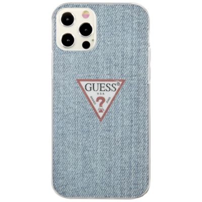 3. Guess GUHCP12LPCUJULLB iPhone 12 Pro Max 6.7" blue/light blue hardcase Jeans Collection