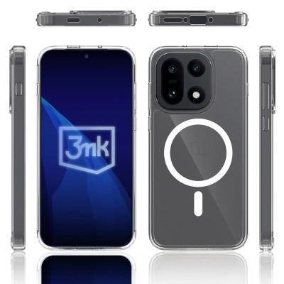 6. 3mk Armor MagCase for OnePlus 15 5G - Transparent